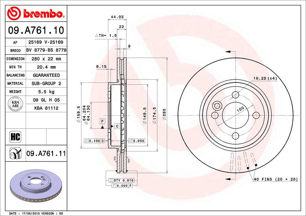 BREMSKB062